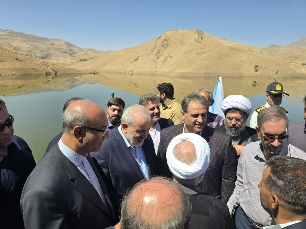 سد آناهیتا با حضور وزیر نیرو آبگیری شد