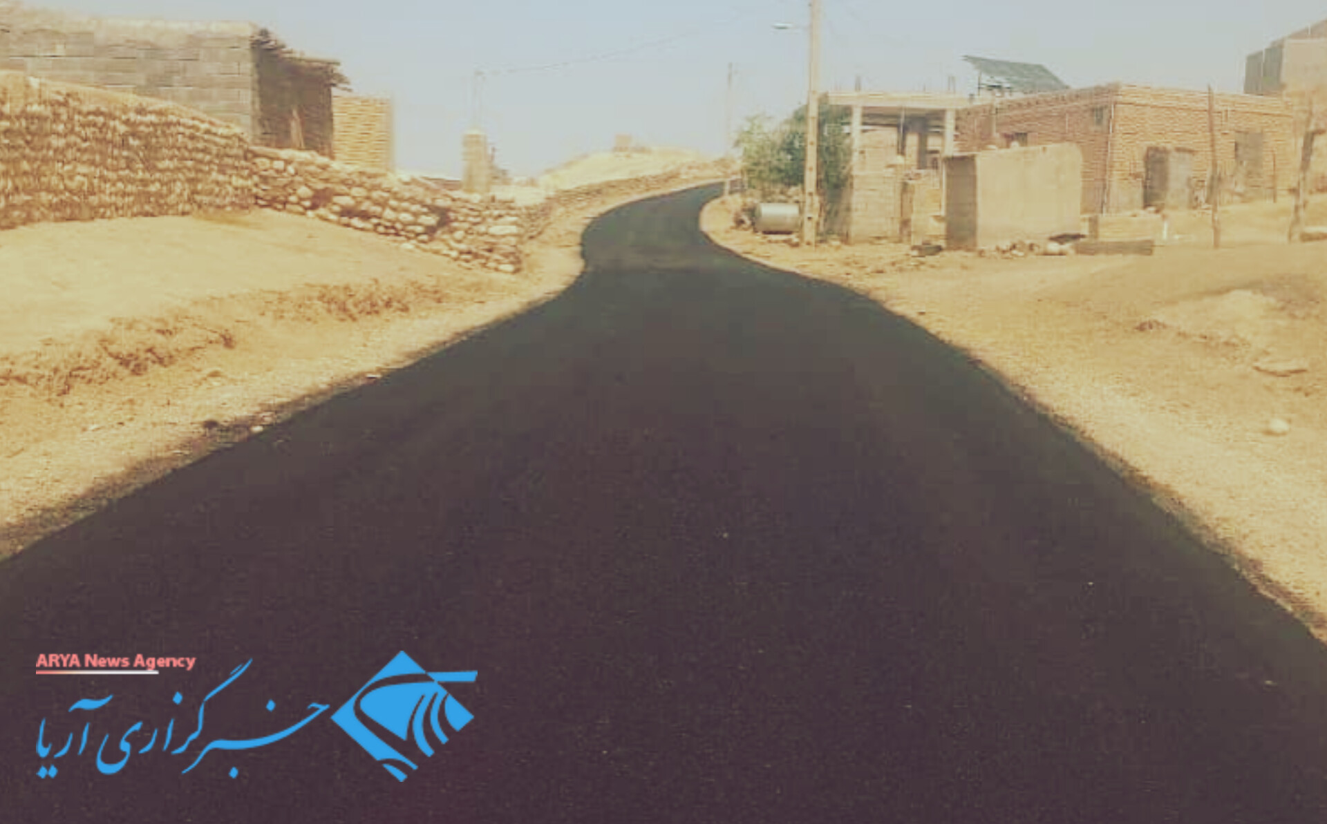 نهضت آسفالت اینبار در روستای باباشملک شهرستان مرزی مراوهتپه