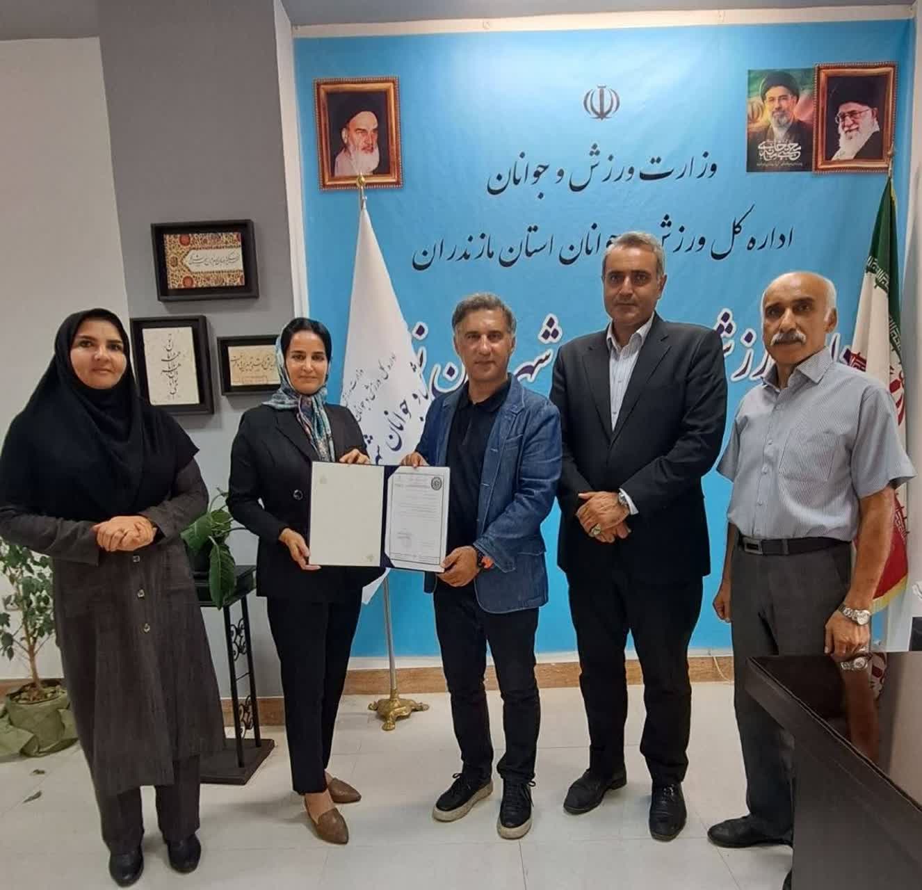 سرپرست جدید هیات اسکی شهرستان نوشهر معارفه شد