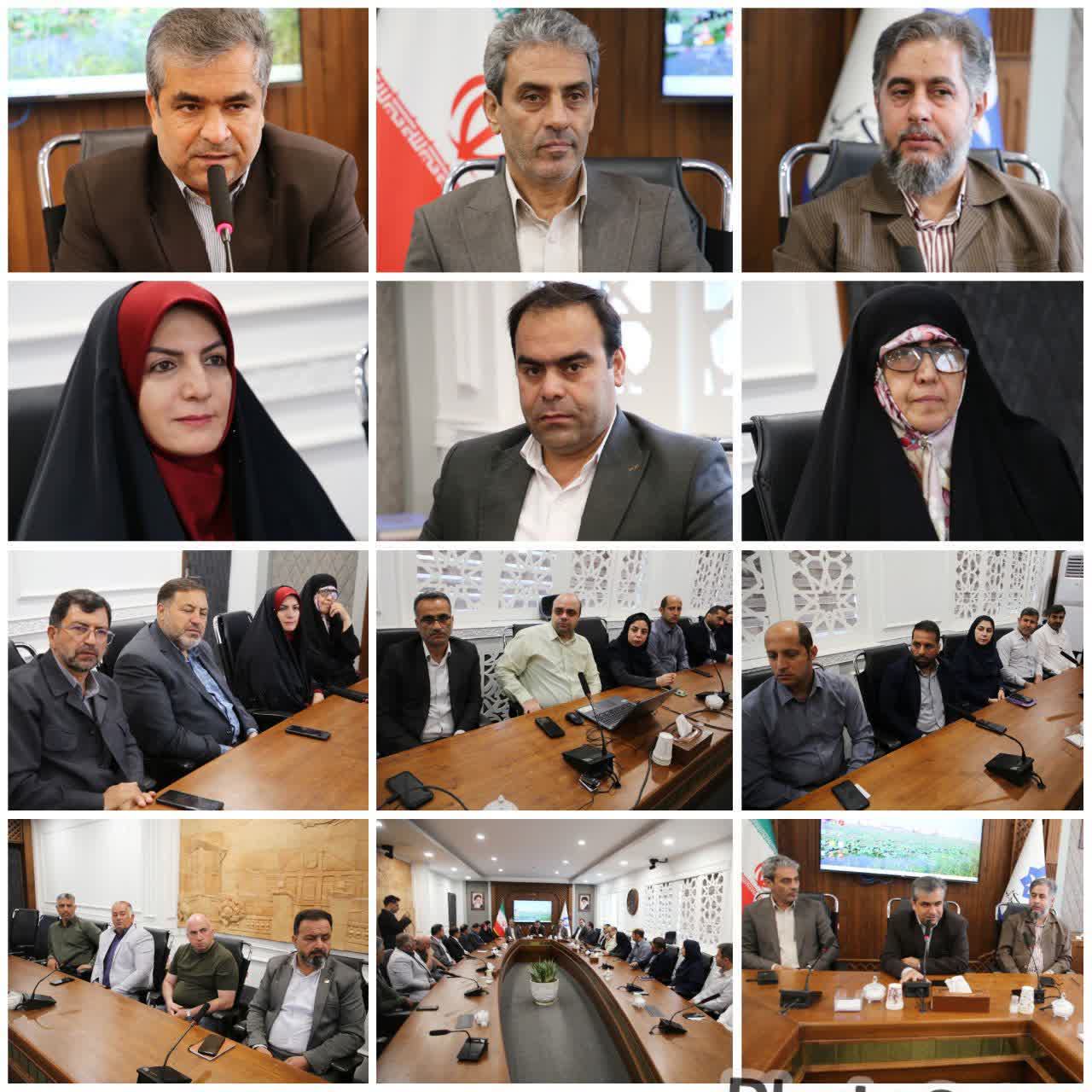 جلسه وبازدیداعضای شورای اسلامی ومدیران شهرداری بابل وشهرستان ساوه ازسامانه جامع خدمات شهری شهرداری بابل