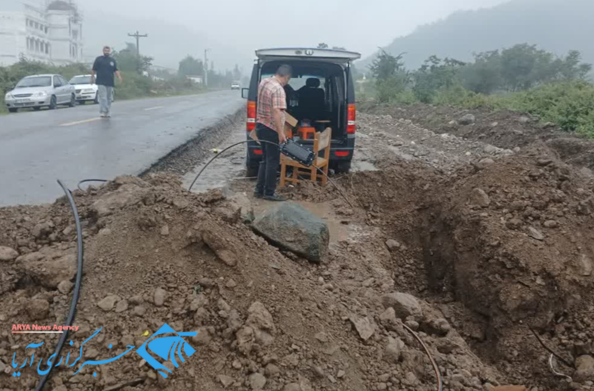 برقراری مجدد ارتباط فیبر نوری جاده جنگلی توسکستان/ تلفن ثابت و دیتای روستای چپاقلی بندرترکمن 72 ساعت قطع می‌شود