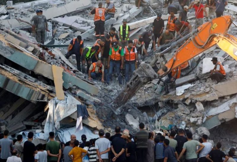 12 فلسطینی در پی فروپاشی یک ساختمان مسکونی در غزه کشته شدند