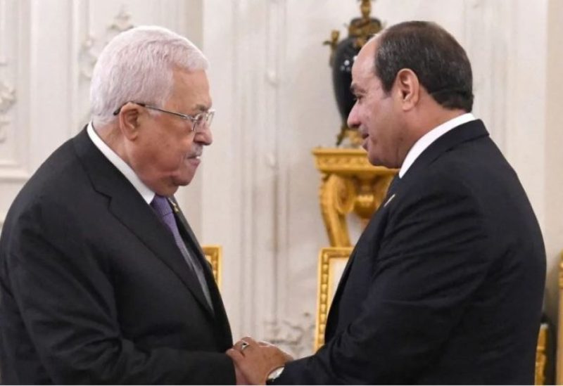 السیسی و عباس در قاهره درباره تحولات فلسطین و آتش‌بس غزه گفت‌وگو کردند