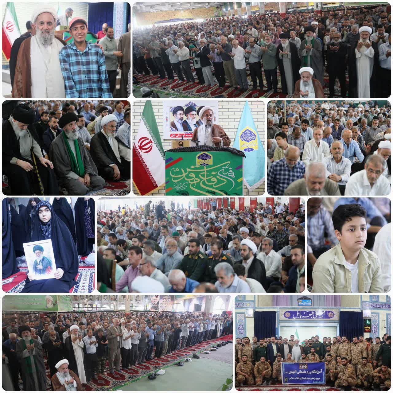 نمازعبادی سیاسی جمعه دارالمؤمنین بابل به امامت حجت‌الاسلام والمسلمین مجتبی روحانی برگزارشد