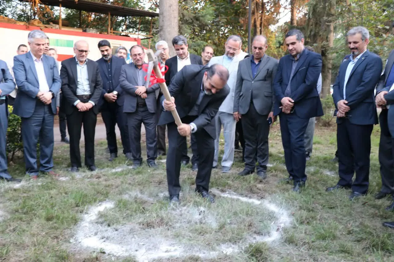 کلنگ احداث ساختمان مرکزی اورژانس 115 بابل به زمین زده شد