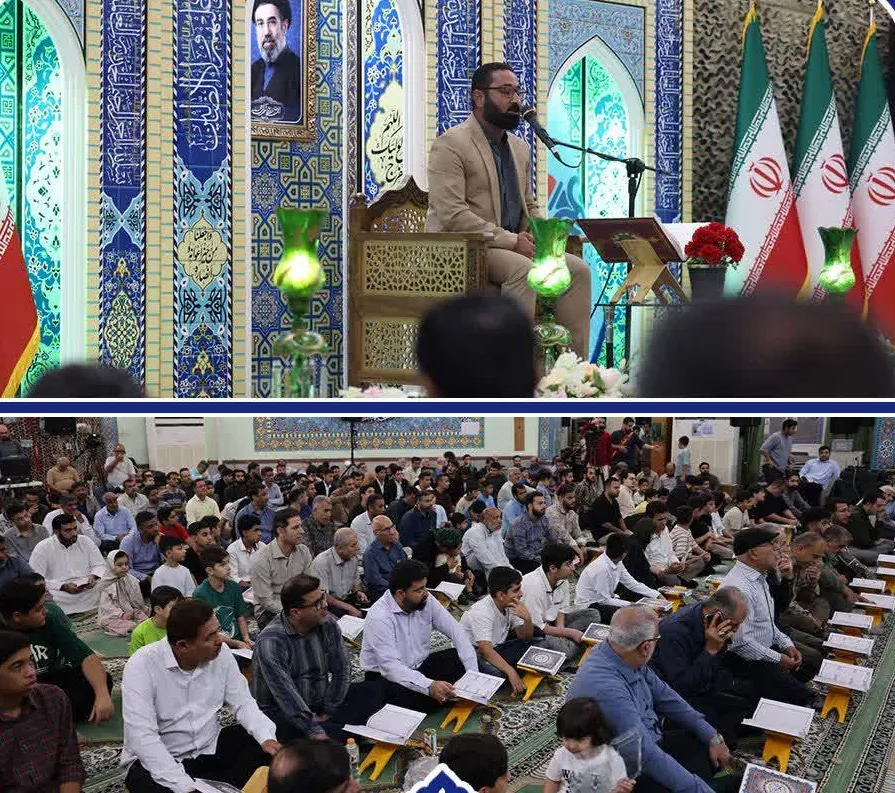 محفل انس با قرآن پالایشگاه آبادان در سالگرد شهادت شهدای قرآنی منا برگزار شد