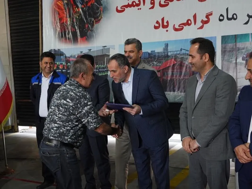 مراسم گرامیداشت روز ایمنی و آتش نشانی در بندر امیرآباد برگزارشد