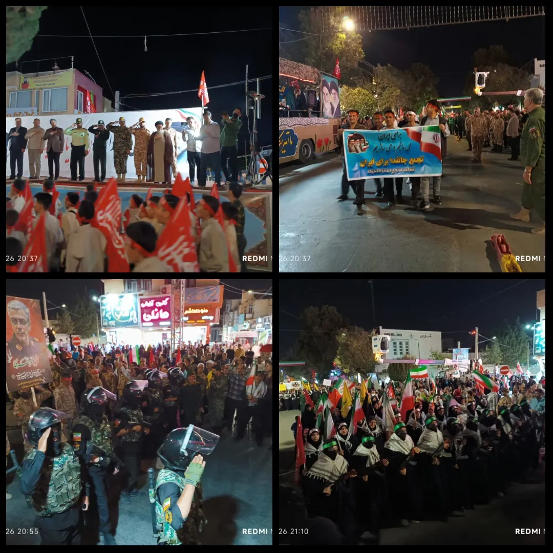 نمایش اقتدار و وحدت در رزمایش «جان‌فدایان»  نیشابور