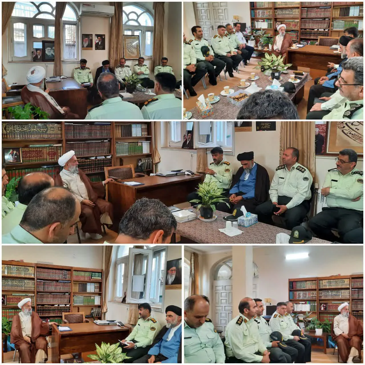 دیدار فرمانده انتظامی بابل با امام جمعه شهرستان