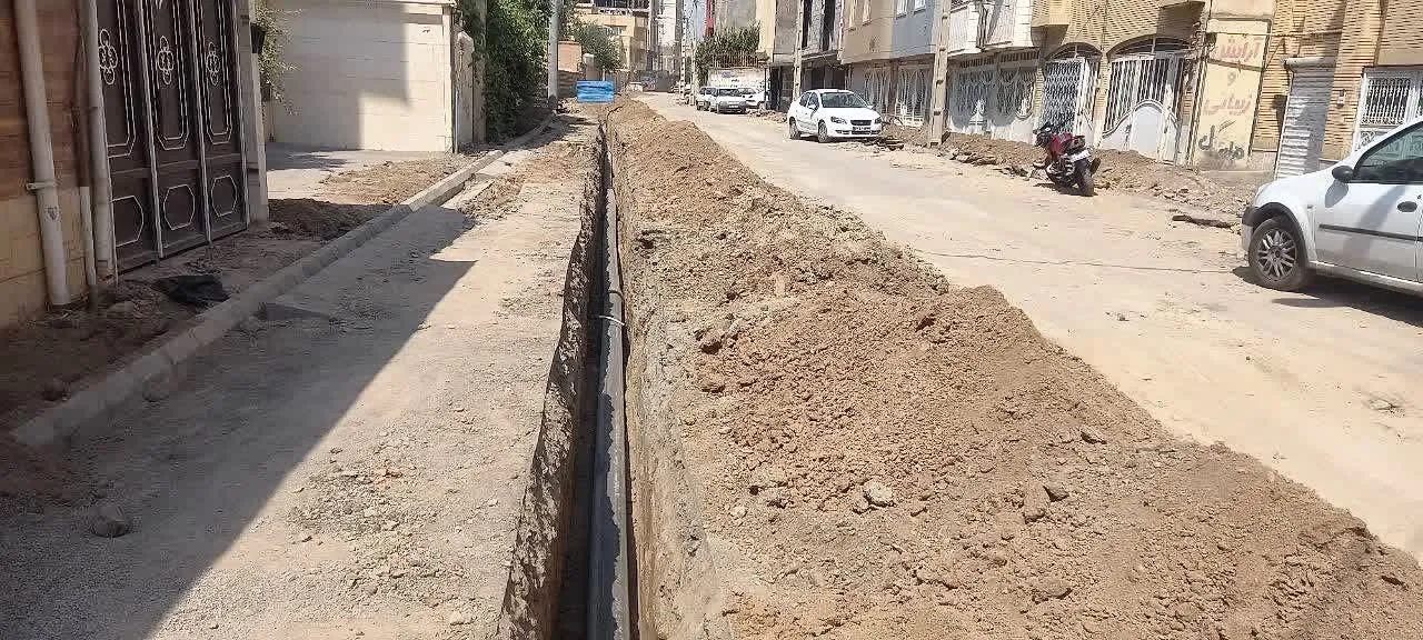 اصلاح و تقویت 610 متر از شبکه توزیع آب شرب  نیشابور