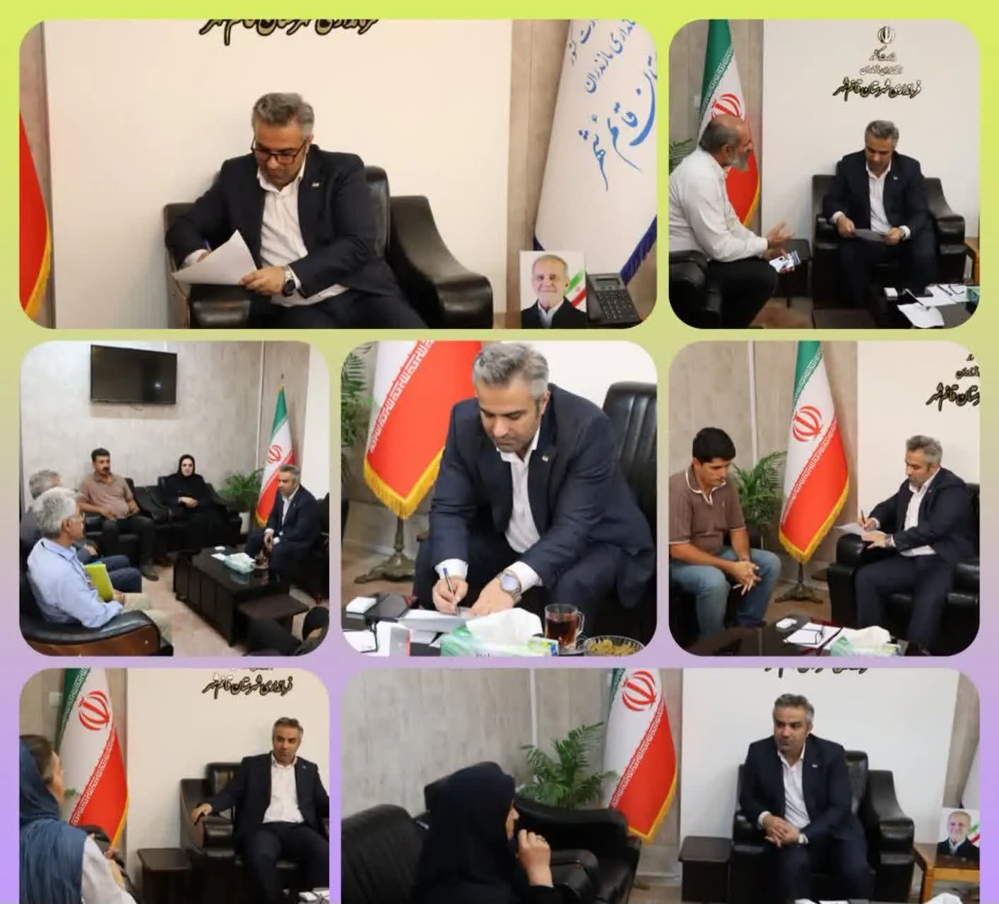 دیدارچهره‌به‌چهره فرماندار قائم‌شهر با مردم؛ پیگیری مطالبات و مسائل شهروندان
