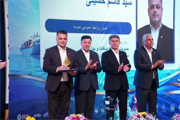 درخشش دو نفر از پرسنل بندر امیرآباد در آیین روز جهانی دریانوردی