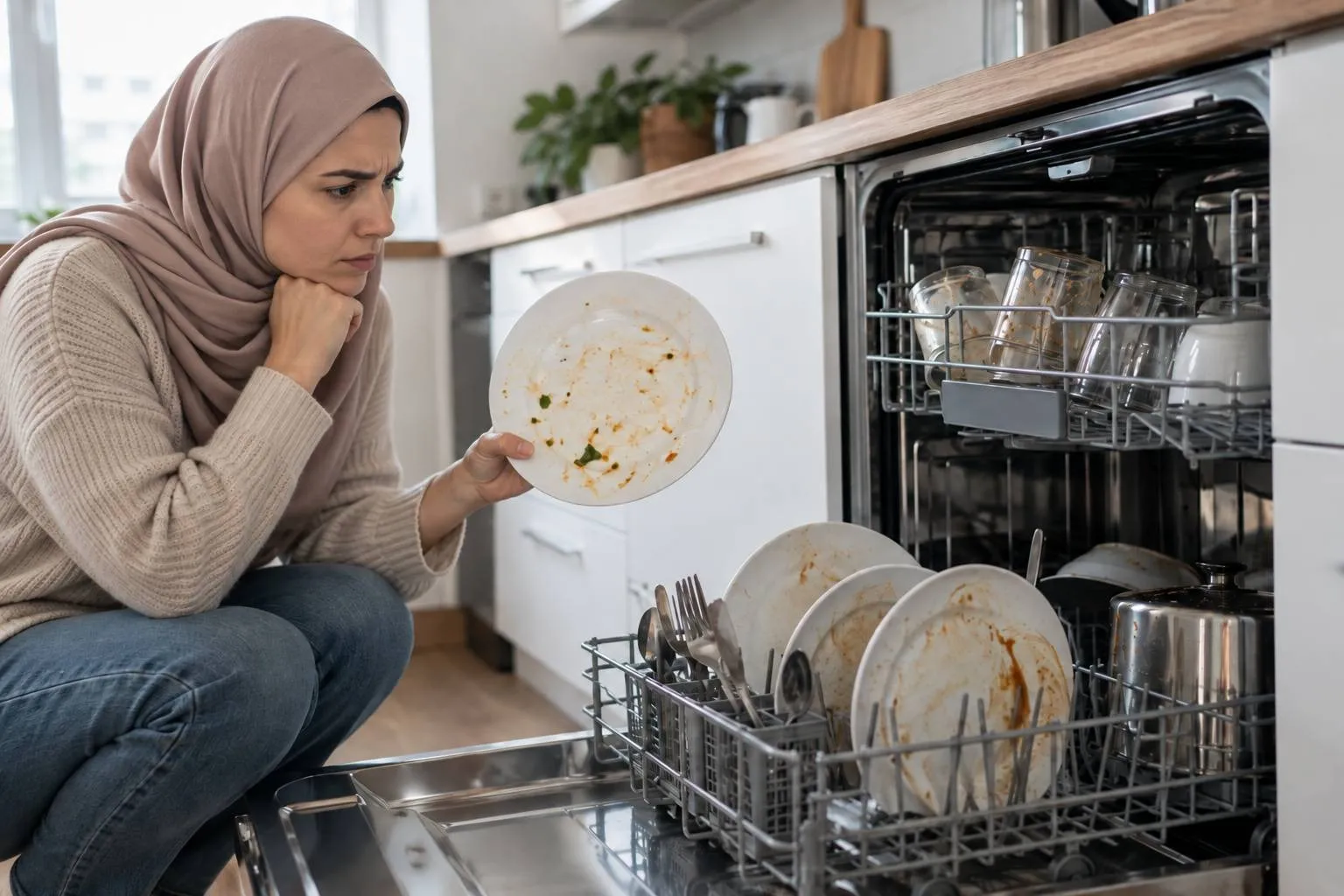 علت تمیز نشستن ظروف در ماشین ظرفشویی ال جی