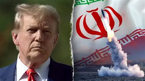 Trump Rules out Nuclear Strike on Iran When Asked About `Mother of All Bombs`