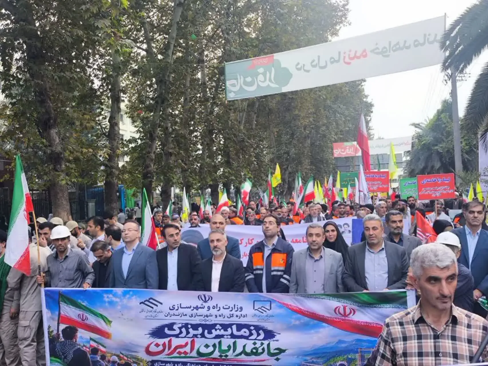 حضور منسجم راه و شهرسازی مازندران در مراسم جانفدا