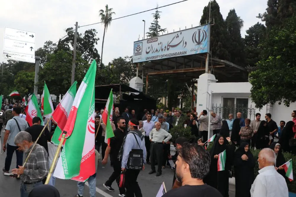 حضور گسترده دانشگاهیان دانشگاه مازندران در رزمایش بزرگجانفدای ایران