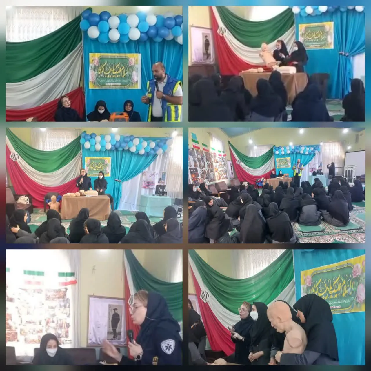 برگزاری آموزش احیای قلبی ریوی پایه ویژه دانش‌آموزان امیرکلا توسط اورژانس بابل