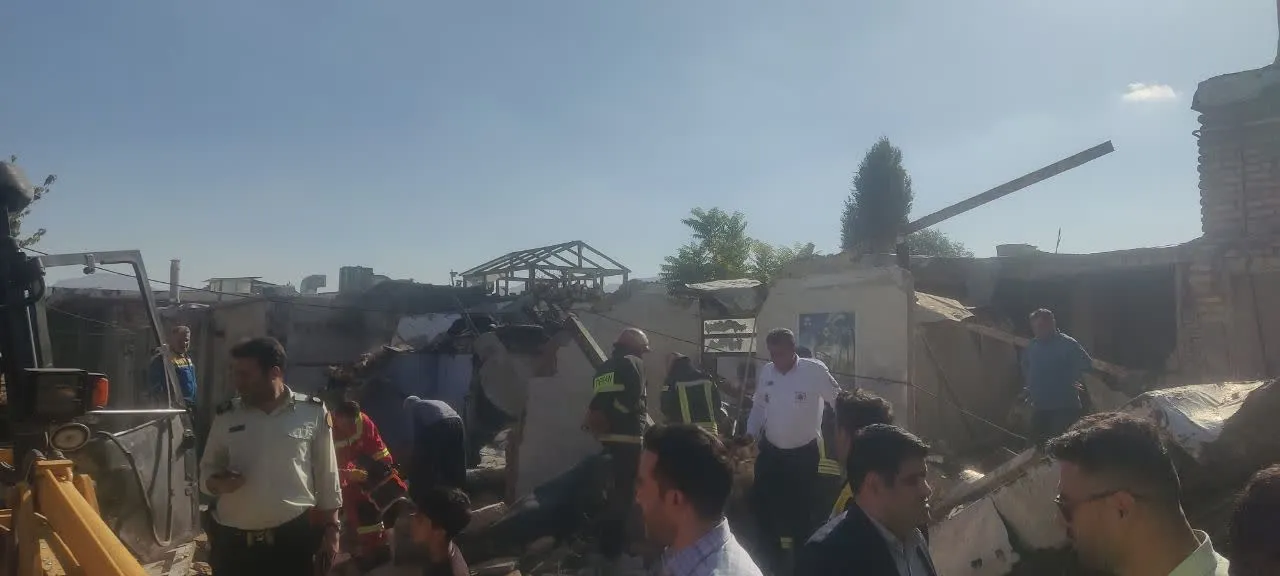 انفجار منزل مسکونی در محله جعفرآباد کرمانشاه 10 مصدوم برجا گذاشت