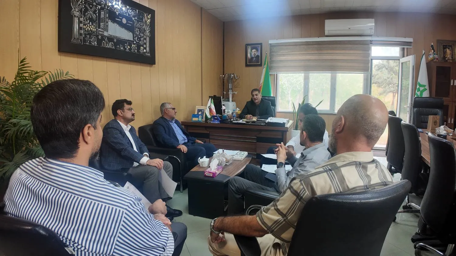 برگزاری نشست کمیته پدافند غیرعامل اداره کل غله و خدمات بازرگانی البرز