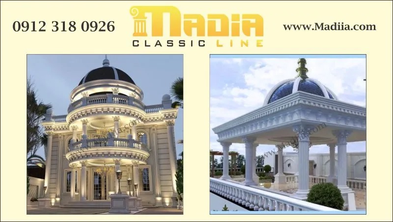 اجرای نما رومی با سنگ مصنوعی فایبرگلاس (ارزان و فوری)