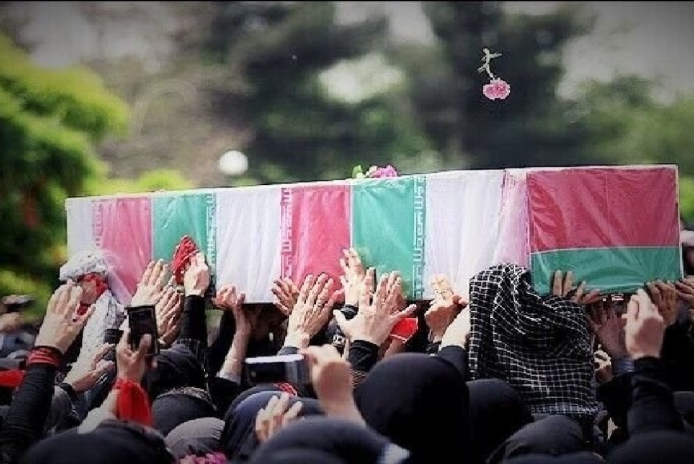 تشییع پیکر 9 شهید مدافع وطن در شهرری