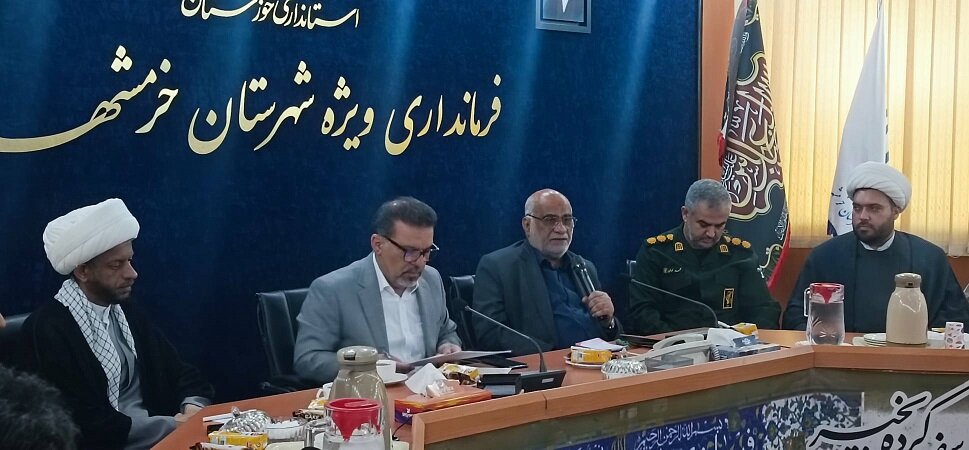 جلسه شورای اداری شهرستان خرمشهر با حضور «مطورزاده»/تاکید بر خدمات مطلوب به مردم همیشه در صحنه