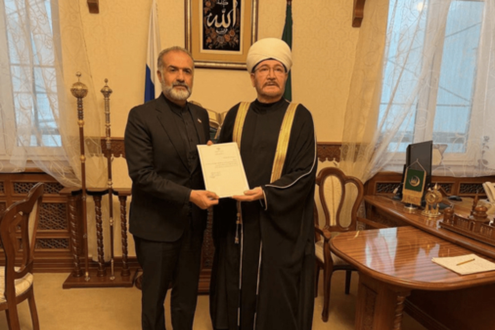 ابلاغ پیام تشکر رهبر انقلاب از شورای مفتیان فدراسیون روسیه