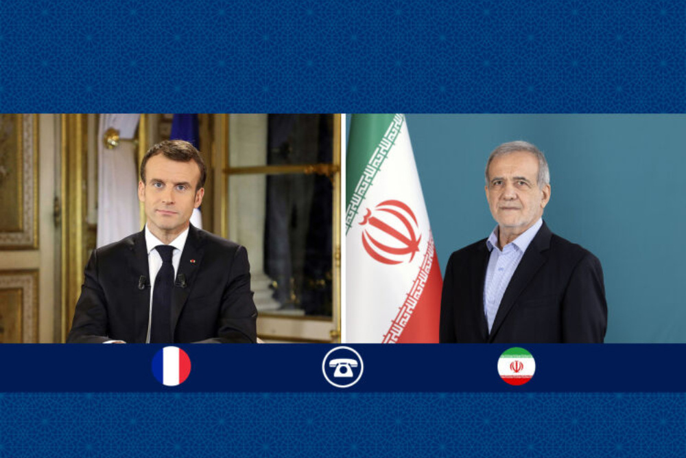 گفت‌ وگوی تلفنی پزشکیان با همتای فرانسوی خود درخصوص تحولات منطقه