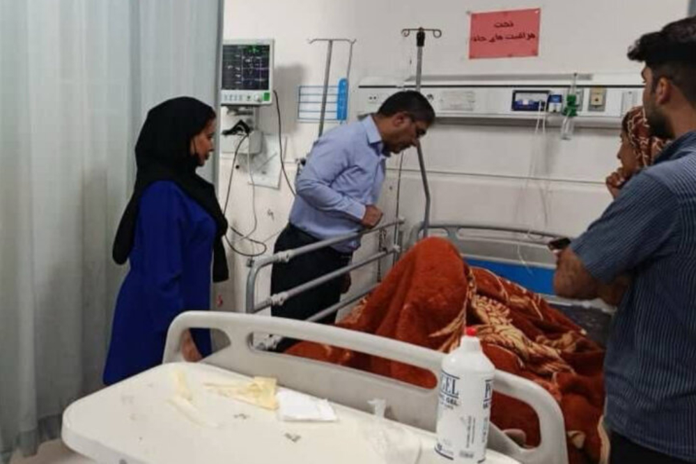 تلاش براي ترميم زخم‌هاي بندرخمير با عيادت از مجروحان