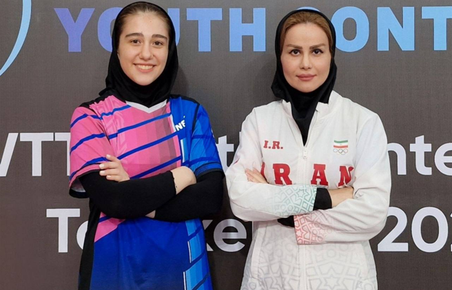 پیروزی دختر ایرانی در تنیس روی میز کانتندر جوانان تاشکند