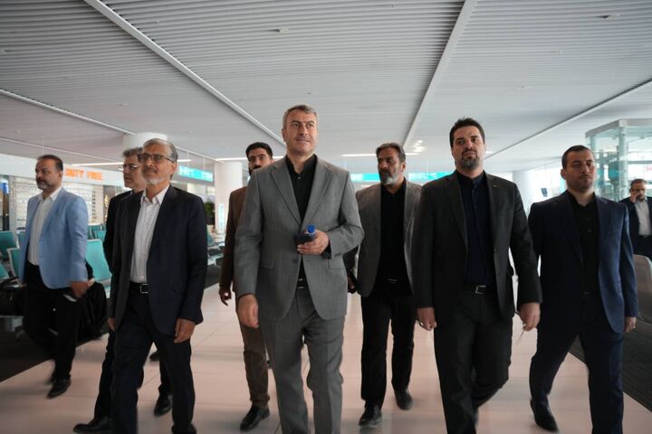 بازديد رئيس سازمان هواپيمايي کشوري از روند اعزام زائران اربعين در ترمينال سلام