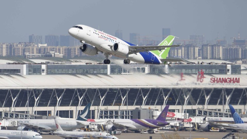 China’s homegrown C919 high-altitude jet completes test flight