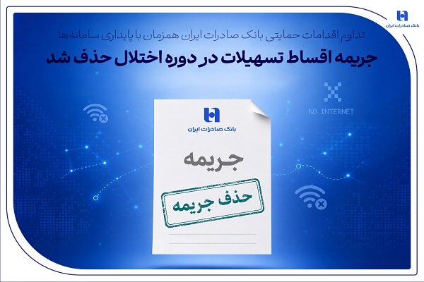 تداوم اقدامات حمايتي بانک صادرات ايران همزمان با پايداري سامانهها