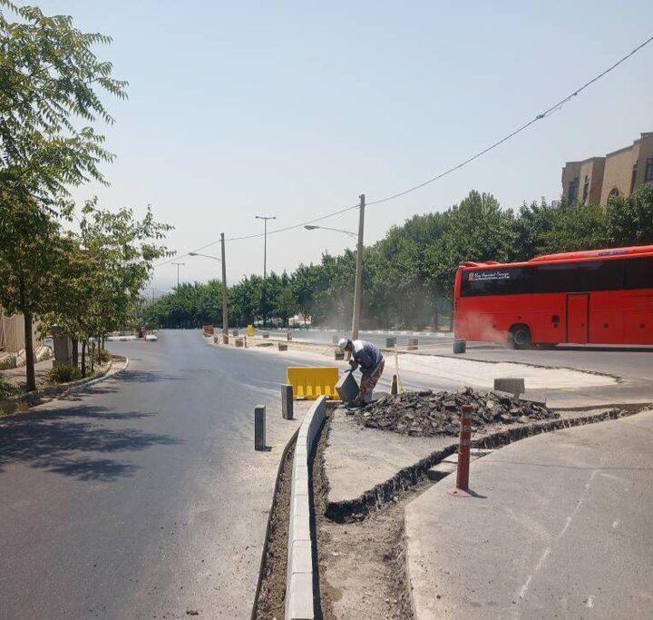 شناسایی و رفع نقاط حادثه‌خیز خیابان کارگر شمالی