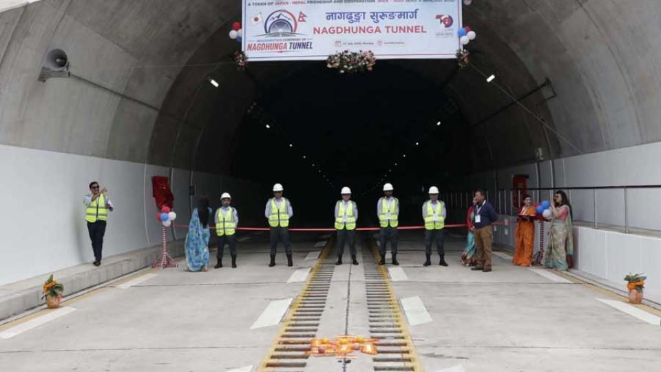 Nepal’s first road tunnel inaugurated after over six years of construction
