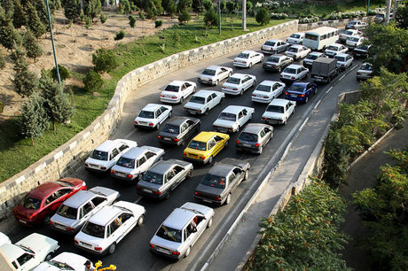 ترافیک سنگین در جاده چالوس/ تردد روان در مرزهای زمینی کشور