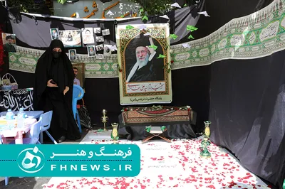 عکس؛ «خيمه‌هاي هنر» ميزبان جاماندگان اربعين شد