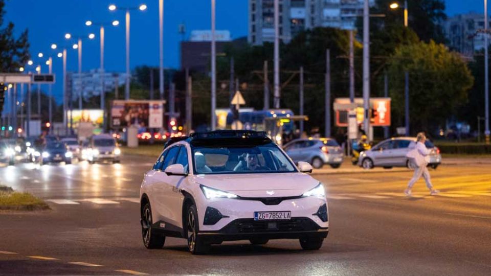 Chinese autonomous taxi technology enters European markets