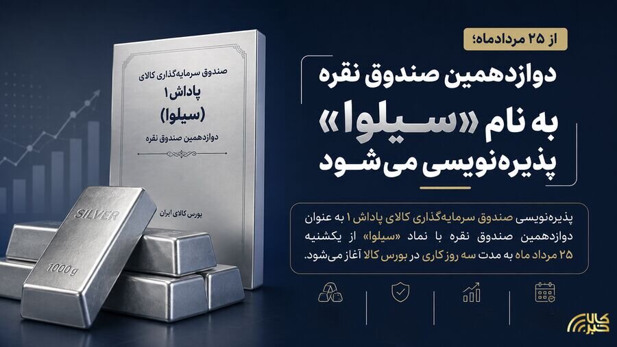 دوازدهمین صندوق نقره یکشنبه آینده پذیرهنویسی میشود + اطلاعیه