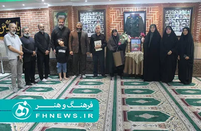 عکس؛ تجلیل از خانواده شهید والامقام محمدهادی ایمانی