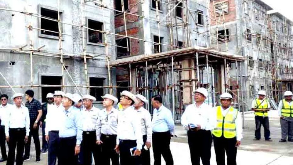 Myanmar authorities restore collapsed Mandalay University building after damages from earthquake