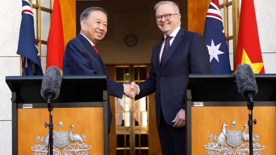 Australia, Vietnam boost ties in hedge against China in a world ‘becoming more uncertain’