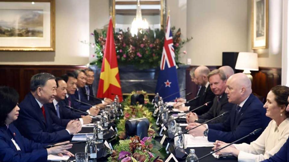 Vietnam, New Zealand expand partnership across trade, defence and sci-tech