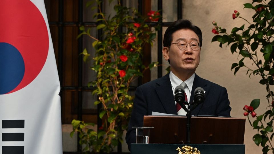 South Korea President Lee underscores peace with North Korea, trust with Japan