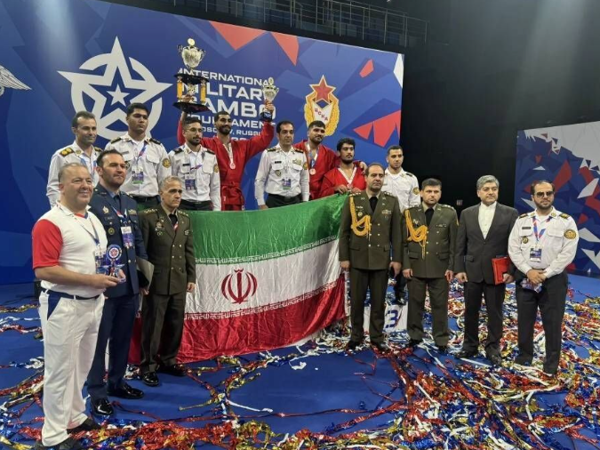تیم ایران در جمع بهترینهای مسابقات بینالمللی سامبو نظامیان