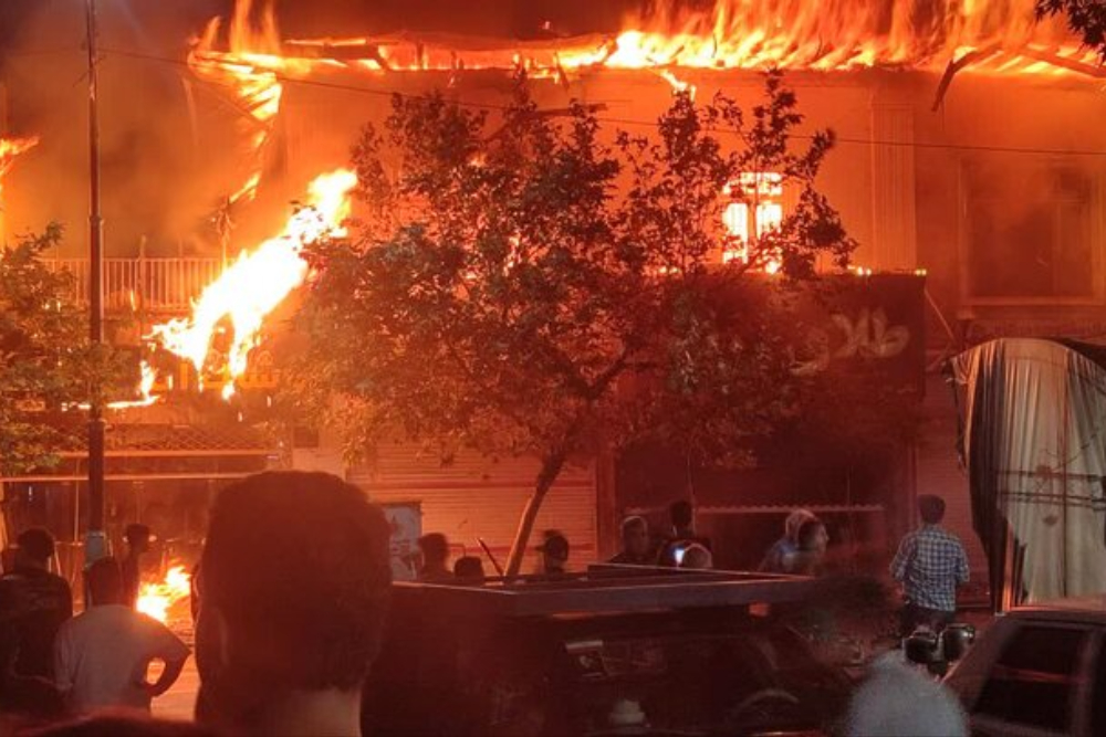 جزییات آتش سوزی گسترده در گرگان