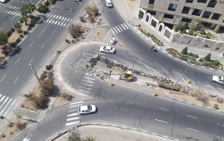 مناسبسازی 54 تقاطع در شمالغرب تهران طی پنج ماه