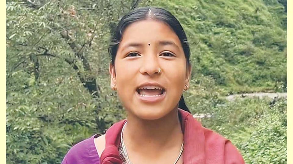 Nepali teen goes viral after asking ex-PM Dahal to fix her village bridge