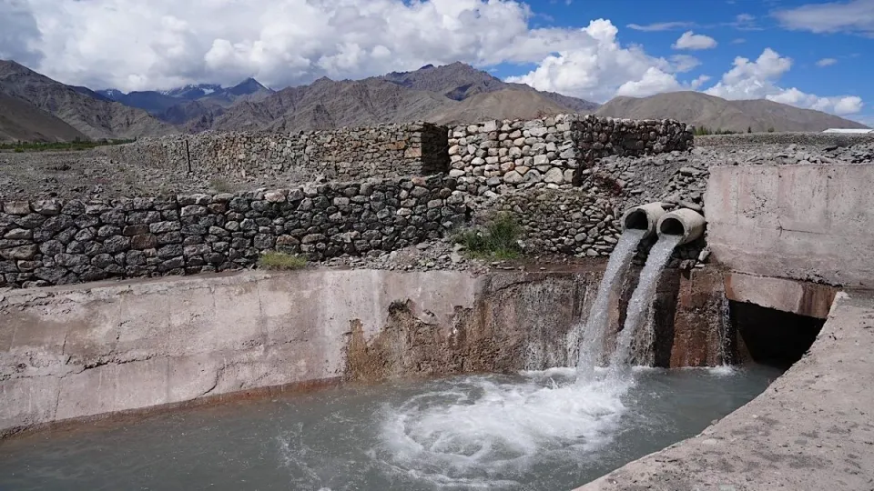 90 million litres of glacier water harnessed daily to revive farmlands in India’s Ladakh