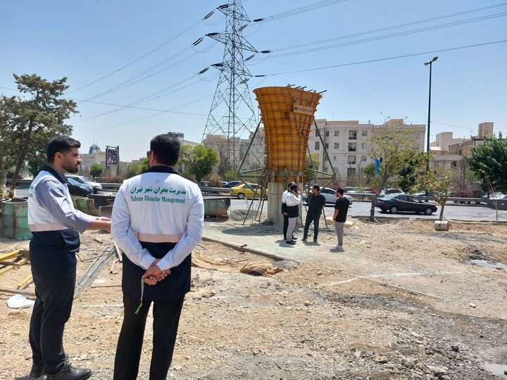 توقف فوری عملیات اجرایی پروژه پل عابرپیاده به دلیل نقص ایمنی